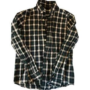 Janie & Jack Blue Green Plaid Shirt size 14